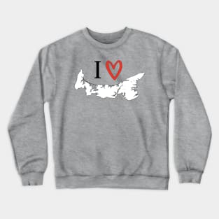 I love Prince Edward Island Crewneck Sweatshirt